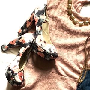 Floral Print Platform Pump by Shoedazzle SZ 9